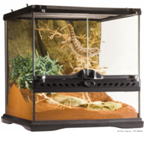 Terrario de cristal 90x45x45cm